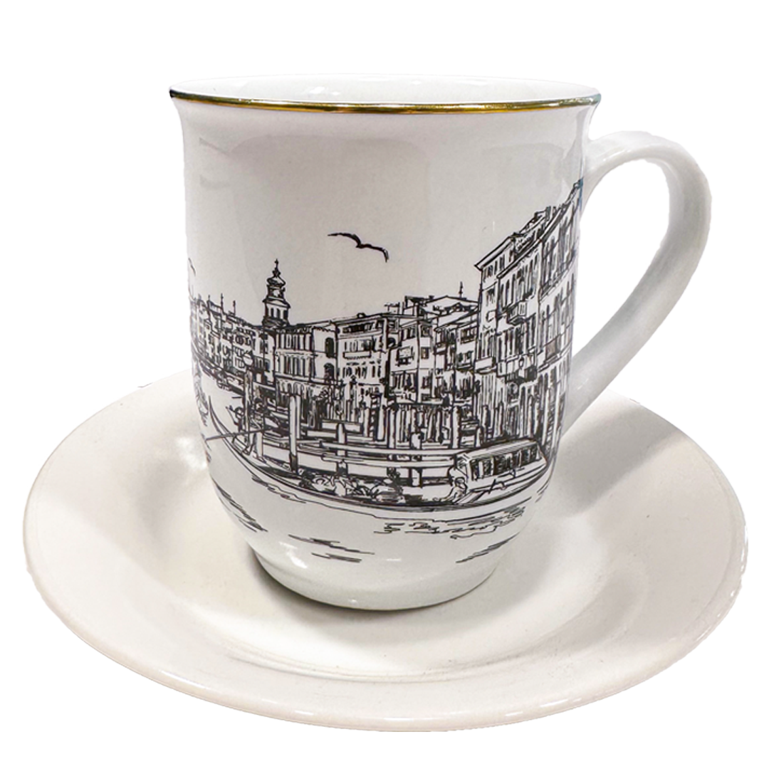 Sunset in Venice Mugs (6 Pieces)