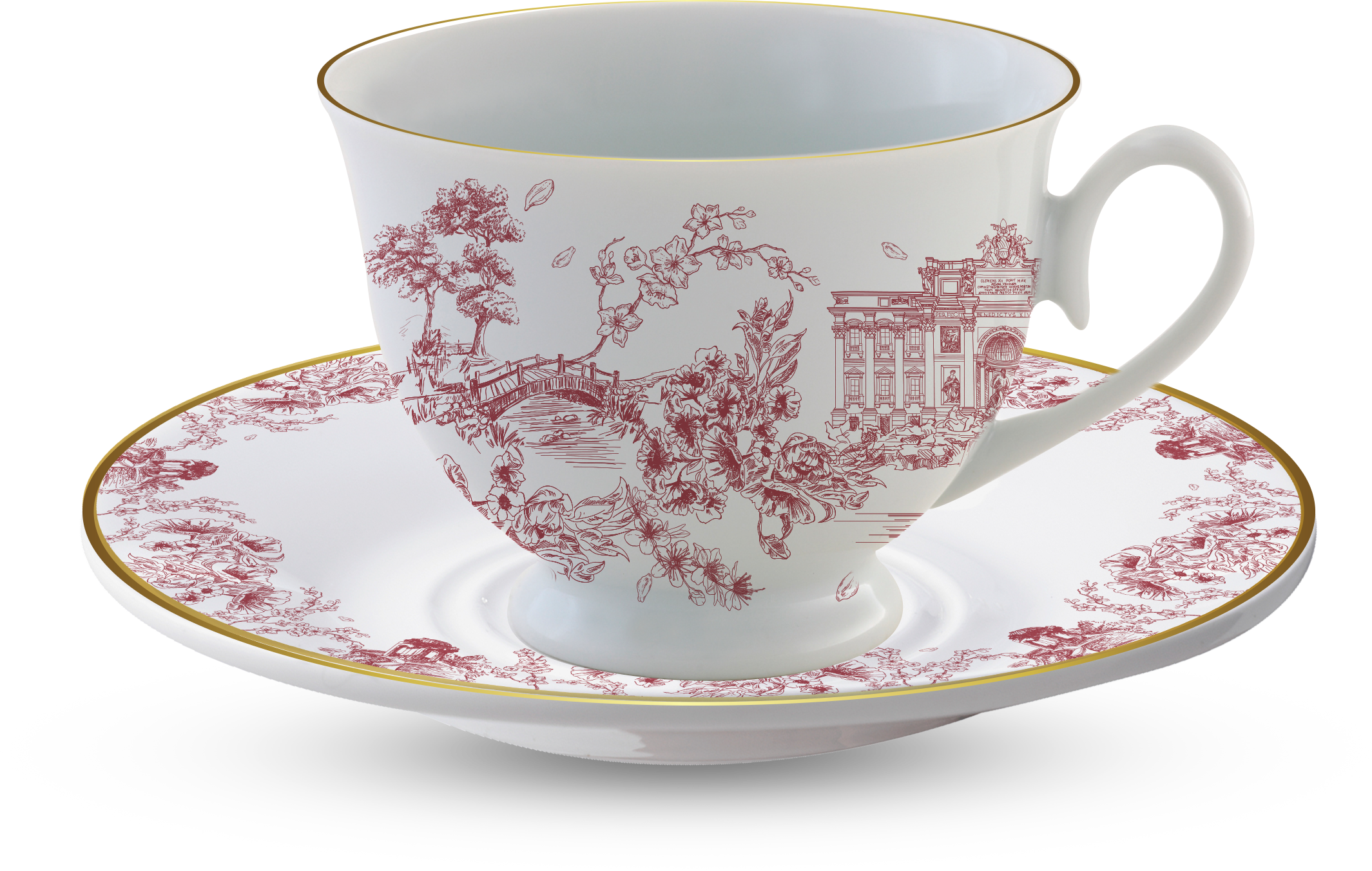 The Nora Spring Collection - Pink Cup and Saucer