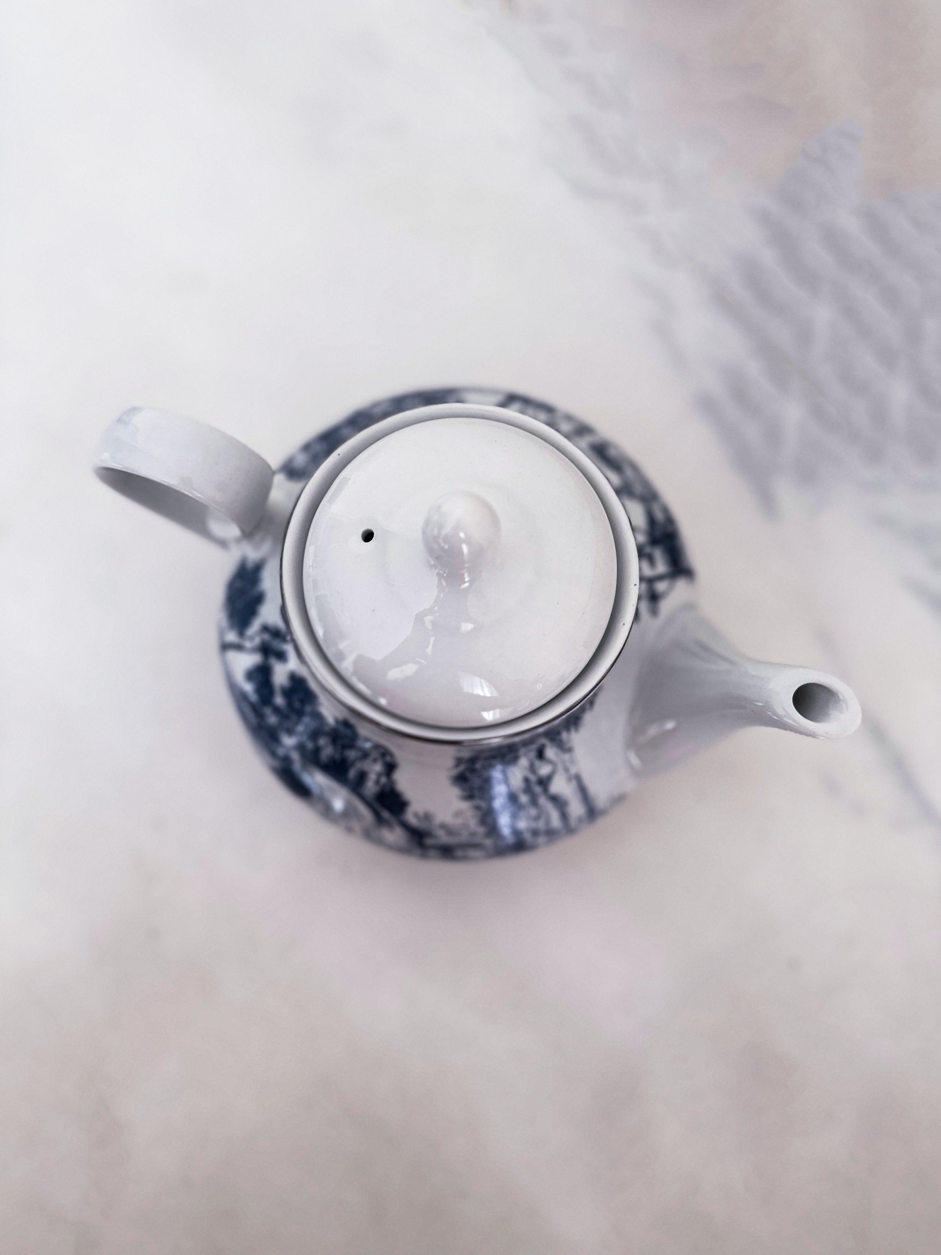 Enchanted Gardens Sapphire Tea Pot