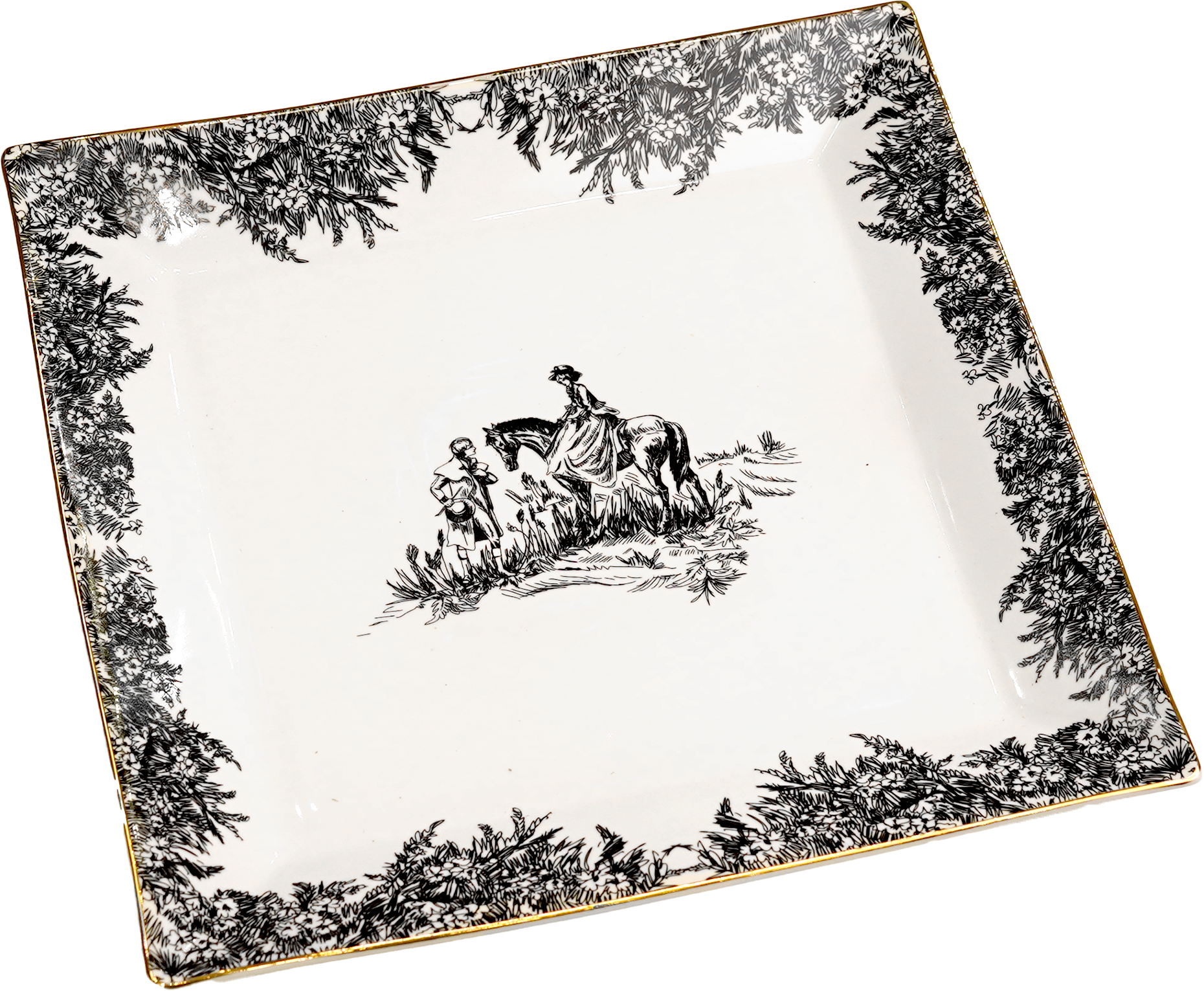 Enchanted Gardens Noir Platter