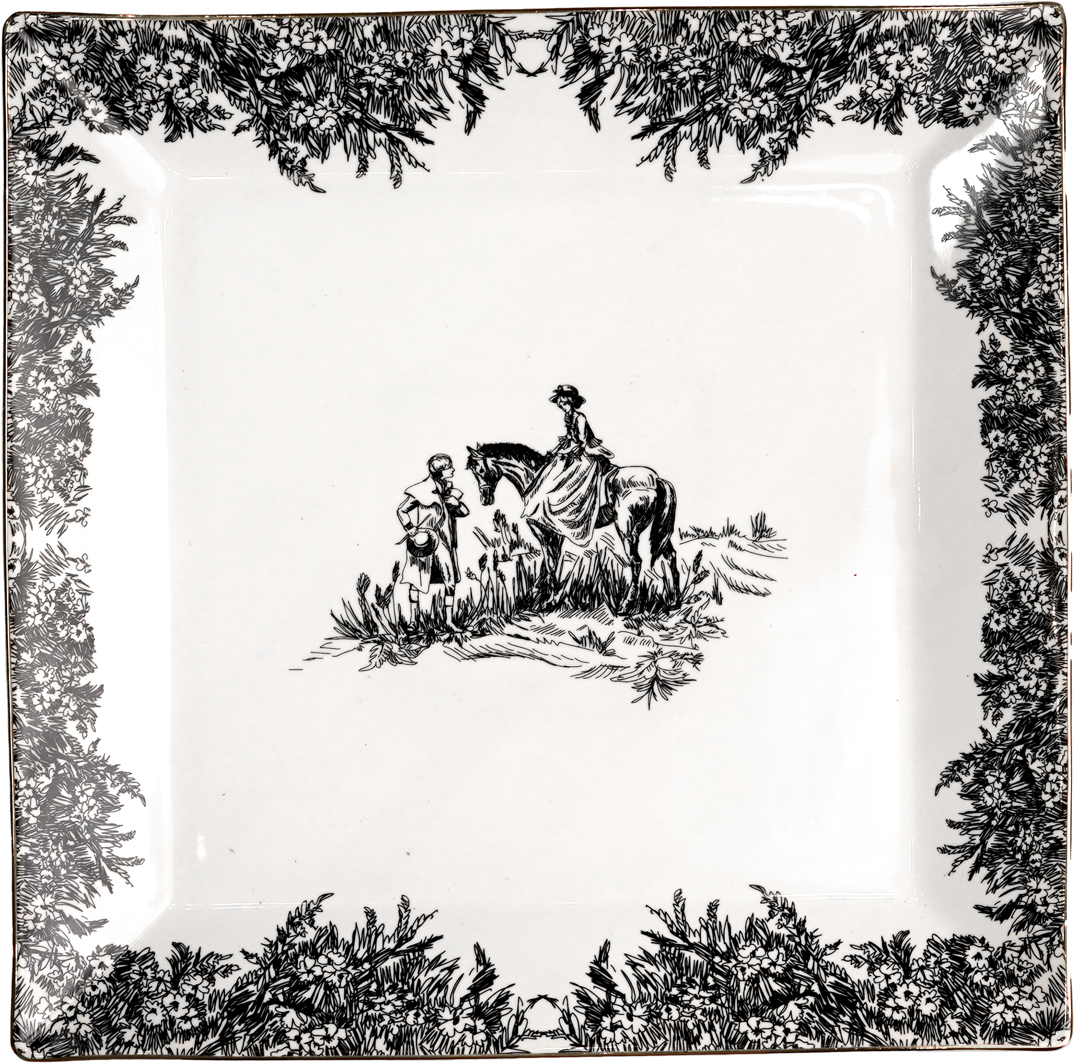 Enchanted Gardens Noir Platter