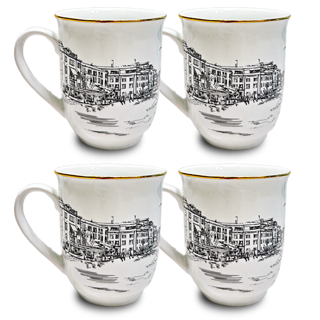 Sunset in Venice Mugs (4 Pieces)
