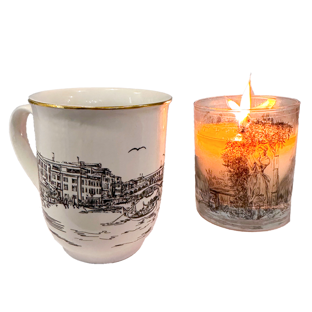 Sunset in Venice Mugs (6 Pieces)